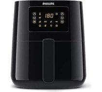 Philips Airfryer 5000 Series, L izmērs, 4,1 l (0,8 kg), 13 gatavošanas funkcijas, WiFi savienojums, par 90 % mazāk tauku, Rapid Air tehnoloģija, recepšu lietotne, saderīgs ar Alexa (HD9255/90)