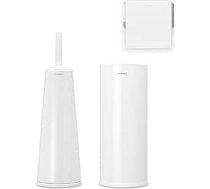 Brabantia Renew Collection tualetes birstes komplekts, tērauds, balts, viens izmērs