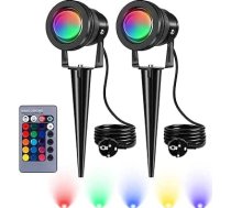 10 W RGB LED dārza gaismas prožektors, 230 V