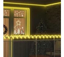Modelis 42018918 Gaismas virve ar 2400 LED siltā baltā krāsā 100 m PVC Ziemassvētku rotājumi