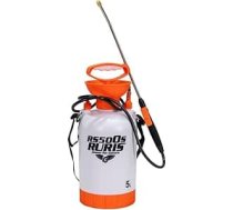 Ruris RS500S rokas smidzinātājs - 5L tvertne, metāla smidzinātājs, spiediens 2-3bar, ergonomisks rokturis, rokturis, drošības vārsts, ideāli piemērots dārzam un siltumnīcām