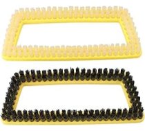 Nomaināma birstes galviņa Karcher SC1-5 sērijas SC1-5 CTK1020 Augstas cietības sari 15,6 x 6 cm Tīrīšanas virsma Melns caurspīdīgs sariņu variants Tvaika izturīgs efektīvai tīrīšanai lielos laukumos