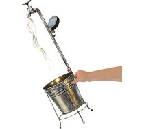 Veemoon Solar Gartenleuchte Wasserhahn mit LED Solar Bodenlampe aus Eisen Wetterfest Warmweiß für Terrasse und Gartendekoration