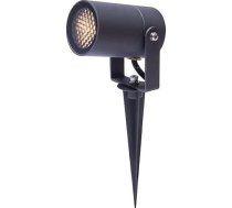 LightsOn Luna Ground Spot Plug & Play LED dārza apgaismojums (tumši pelēks): Viegli uzstādāms un pagarināms līdz kokiem (12 V), 350 lūmeni, silti balta gaisma, aptumšojams un nomaināms gaismas avots, viegli uzstādāms un pagarināms līdz kokie