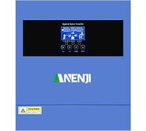 4200 W hibrīda invertors 24 V DC/230 V AC tīra sinusoidālā viļņa saules invertors 100 A MPPT + strāvas padeve, maksimālais PV ieejas spriegums 500 V + 4 uzlādes režīmi 24 V litija akumulatoriem, autofurgoniem/mājsaimniecības avārijas baroša