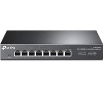TP-Link TL-SG108-M2 8× 2,5 gigabitu pieslēgvietu Ethernet LAN slēdzis (Plug-and-Play, metāla korpuss, QoS, IGMP Snooping, ideāli piemērots 2,5G NAS, serverim, spēļu datoram, WiFi 6 AP, 4K video) Melns
