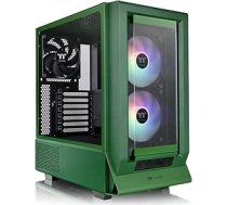 Thermaltake Ceres 350 MX Racing Green, ATX Midi-Tower, 2 priekšējie paneļi (rūdīts stikls/plākšņu siets), slēpto savienotāju atbalsts, 2 x 140 mm ARGB, USB-C, klusa gaisa plūsma