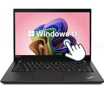 Lenovo Thinkpad T14 Gen 2 skārienjūtīgais portatīvais dators, 14 collu FHD Business Notebook, Intel Core i5-1145G7, 16 GB DDR4 RAM, 512 GB SSD, QWERTY tastatūra, Windows 11 Pro (atjaunots)