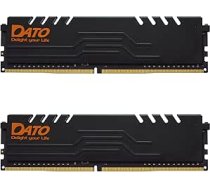 DATO 32GB RAM (16GBx2), DDR4 3200MHz ar radiatoru, PC4-25600 CL16 1.35V 288-Pin Non-ECC UDIMM, galddatora atmiņas modulis spēlēm, Extreme Black