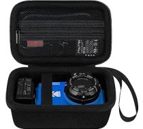 Elonbo somiņa Kodak PIXPRO WPZ2 Heavy Duty Waterproof Digital Camera, triecienizturīga WiFi 4K video digitālās kameras glabāšanas somiņa, tīklveida somiņa, piemērota akumulatora lādētājam atmiņas kartei. Melns