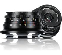 7artisans MF10mm F3.5 platleЕ†Д·a fiksД“ta fokusa pankЕ«ka objektД«vs APS-C bezspoguДјa kamerДЃm, saderД«gs ar Sony A6000/A5000/A3000/Nex Series, A6700, NEX-5T, NEX-3N