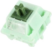 KiiBoom Matcha Latte V2 lineāro mehānisko slēdžu komplekts, ar gaismas difuzoru, iepriekš ieeļļots, 5 kontakti, 30 gabali mehāniskai spēļu tastatūrai, saderīgs ar MX taustiņiem (53g)