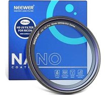 NEEWER UV aizsargfiltrs, saderīgs ar Ricoh GR IV GR IIIx GR IIIx GR III GR III GR III GR II GRII, HD optiskais stikls ar vairākiem pārklājumiem, ūdensnecaurlaidīgs, izturīgs pret skrāpējumiem, ar plānu rāmi, filtra noņemšanas rīks