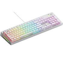 Glorious Gaming GMMK 3: Mehāniskā tastatūra, Pilna izmēra 100 %, modulēta Dichtungssystem, dubultā PBT tastatūra, alumīnija slīpplāksne, Hot-Swap (3/5-Pin), amerikāņu QWERTY - Weiß