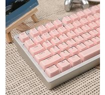 Mintcaps Keycaps - 123 taustiņi Crystal Pink Translucent Custom Keyboard Keycap OEM Profile Cute Keycaps for 60/65/75/100 Cherry Gateron Mx Mechanical