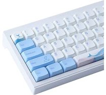 PBT taustiņu vāciņi 137 taustiņi XDA Profile Custom Keycaps Dye Sublimation Cute Keycaps Sea Rhythm for Gateron Cherry MX Switches ANSI Layout Mechanical Keyboards