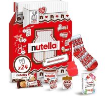 Nutella Adventes kalendārs 2025, šokolādes Adventes kalendāra alternatīva ar 24 svētku gardumiem un Nutella mini dāvanām bērniem un pieaugušajiem
