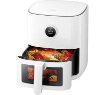 Xiaomi Smart Air Fryer Pro 4L karstā gaisa friteze ar OLED displeju, skata logu un papildu iOS/Android lietotni (1600 W, 4 litri, 40°–200°C, taimera funkcija, piemērota mazgāšanai trauku mazgājamā mašīnā, Google Assistant)