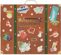 Hitschies Around The World Advent Calendar 2025 Bērniem, saldumu Adventes kalendārs ar 25 pārsteigumiem, skābām pūķa mēlēm, augļu gumijām, bērniem un Unisex, Ziemassvētku kalendārs 2025 Cute Calendar
