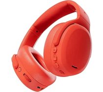 Skullcandy Crusher ANC 2 bezvadu Bluetooth austiņas, multisensoriskie basi, aktīvā trokšņu slāpēšana, 60 stundu akumulatora darbības laiks - sarkanas krāsas