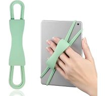 Ērts rokas siksniņas turētājs - saderīgs ar Kindle Paperwhite/Oasis/Kobo, e-grāmatas/planšetdatoriem, ergonomisks neslīdošs rokturis lasīšanai gultā (zaļš)