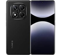 XIAOMI Redmi Note 14 Pro 5G viedtālrunis 12+512GB melns 5110mAh 45W profesionāla 200MP AI kamera ar lādētāju bez NFC