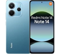 XIAOMI Redmi Note 14 4G 8GB + 256GB viedtālrunis 6,67 collu AMOLED 120Hz zils (bez uzlādes)