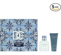 Dolce & Gabbana Pour Homme 2-teiliges Geschenkset hellblau Tualetes ūdens 75 ml - Balzāms pēc skūšanās 50 ml