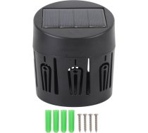 Solarwandlicht Blume Thema ative wasserdichte Solarzaunlampe für Hinterhof Yard Treppe im Freien Wandation 2 Packung