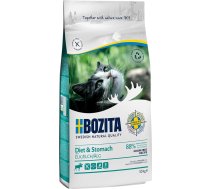 Bozita Diet & Stomach Cat Dry Food ar alni - 10 kg - Graudu nesaturoša sausa barība jutīgiem pieaugušiem kaķiem - 34% proteīnu, 10% tauku - bez cukura un ĢMO - viegli sagremojama