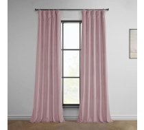 Half Price Drapes Heritage plīša samta aizkars, baleta rozā, 50 x 108