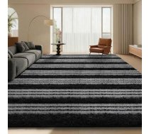 200 x 300 cm svītraini mazgājami neslīdoši īpaši lieli šūpuļveida mīksti pūkaini mūsdienīgi grīdas paklājiņi Nākamā platība paklājs bērnistabai dzīvojamā istaba