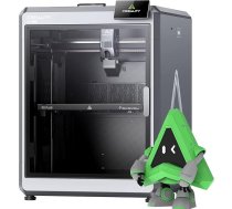 Creality K2 Plus 3D printeris, Smart CFS (CFSx4 ir pieejams līdz 16 krāsām), soļu servomotora sistēma, divas AI kameras, aktīvā sildīšanas kamera, matricas rāmis, spiediena diapazons 350 x 350 x 350 mm