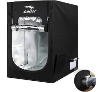 Creality 3D printera korpuss ar ventilatora interfeisu, ugunsdrošs, putekļu necaurlaidīgs, ar nemainīgu temperatūru, 550 x 650 x 750 mm, piemērots Ender 3 V3/Ender 3 V3 KE/Ender 3 S1/3 S1 Pro/3 Max printerim
