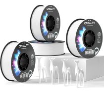 Creality ABS-Filament 1,75 mm, oficiālais 3D-Drucker-Filament ABS, verwicklungsfrei, weiß, starke Haftung und Überhangleistung, Maßgenauigkeit +/-0,03 mm, 4 kg