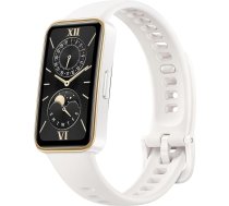 HUAWEI Band 9, ērts valkājums, TruSleep 4.0, zinātniski pamatota miega uzraudzība, līdz 14 dienu baterijas darbības laiks, 100 dažādi treniņu režīmi, iOS un Android, vācu versija, Dawn White