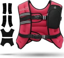 HANZO - Regulējama svara veste skriešanai, fitnesa treniņiem, pārgājieniem, treniņiem, skriešanai, viegli mazgājama