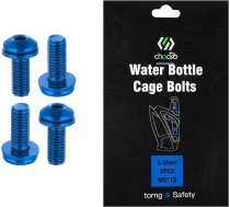 CNC velosipēda pudeles turētājs M5x12mm MTB skrūves pudeles turētājs zils
