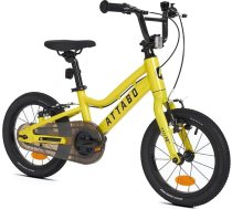 ATTABO Ease 14 – bērnu velosipēds (2–5 gadi) ar vieglu alumīnija rāmi, 14 collu riteņiem, piemērots 85–110 cm garumam, svars tikai 7 kg, maksimālā slodze 50 kg, ergonomisks un stabils.