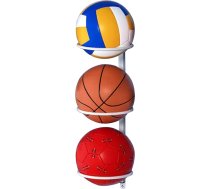 Piekaramais sporta bumbu plaukts basketbolam, volejbolam un futbolam, metāla uzglabāšanas plaukts mājām, sporta zālei un skolai, vietu taupīgs, sportistiem