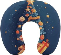 Dāvanas zem Ziemassvētku eglītes Ceļojuma spilvens Kakla atbalsts Atmiņas putu U formas spilvens Mīksts, ērts ceļojuma kakla spilvens Miega spilvens Ceļojuma piederumi lidmašīnā, automašīnā, birojā