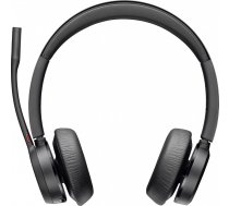 Poly austiņas voyager 4320 ar microsoft teams usb-c sertifikātu + adapteris bt700