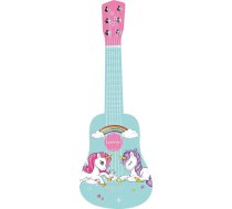 Lexibook „Mana pirmā koka ģitāra Unicorn“ – 6 stīgas, 53 cm, ar lietošanas instrukciju, rozā/zila, K205UNI
