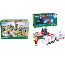 BRIO World 36010 „Mountain Freight Set Deluxe“ – dzelzceļa piedzīvojumi vairākos līmeņos un World 33510 „IR Express Train“ – elektriskā lokomotīve ar tālvadības pulti