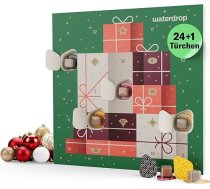 Waterdrop Adventes kalendārs 2025 - Limited Edition - 25 ekskluzīvi pārsteigumi sev vai dāvanai - Ziemassvētku dāvanu komplekts sievietēm un vīriešiem - piešķir ūdens garšu