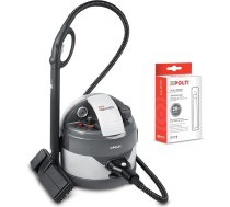 Polti Vaporetto Eco Pro 3.0 Kalstop ar 20 Kalstop flakoniem pret kaļķakmens veidošanos, tvaika tīrītājs ar boileri un drošības aizbīdni, maksimālā jauda 2000 W, tvertne 2 L, 9 piederumi komplektā, pelēks