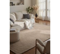 Hanse Home Eleni vilnas paklājs - dabīgs dzīvojamās istabas paklājs - ar rokām šūts - Hygge Skandi, Boho vilnas paklājs viesistabai, guļamistabai, ēdamistabai, gaitenim - gaiši bēšs, 200 x 300 cm