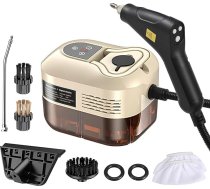 Irishom 1500 W portatīvais tvaika tīrītājs ar uzlabotu rokturi | skārienekrāns | 6 regulējami līmeņi | 1200 ml ūdens tvertnes iztvaicētājs dziļai tīrīšanai