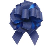 ieguves karte 8 collu Glitter Mini zvaigzne Dāvanu loki Mazie gliteru Ziemassvētku loki dāvanu iesaiņošanai Dāvanas dzimšanas diena Kāzu pašlīmējoša tumši zila