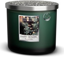 Ellipse aromātiskā svece ar 2 daktīm 220g - 40h Ziemassvētku eglītes modelis (priedes un ciedrs) Sirds & Māja